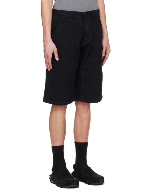 Roa Black Durable Shorts for men