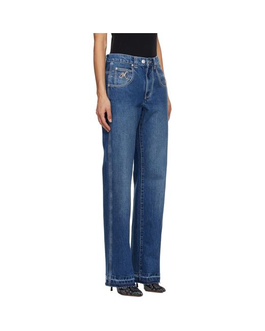 Isabel Marant Blue Jeyda Jeans
