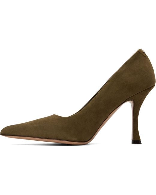 Ferragamo Metallic Elydea Pump Heels
