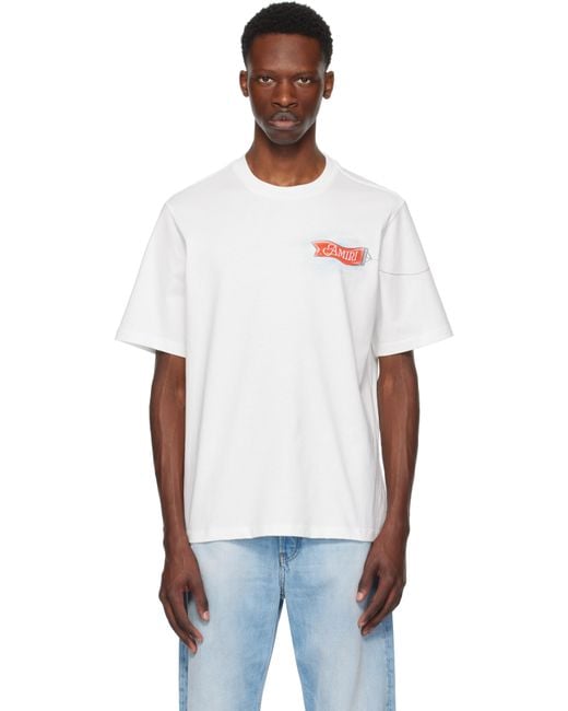 Amiri For The World' T-Shirt in White for Men | Lyst