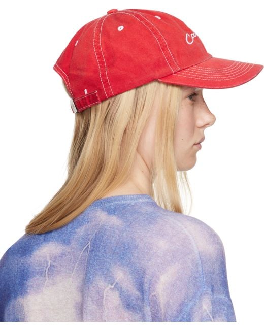 ERL Blue 'California' Embroidered Cap