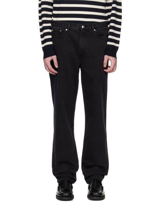 A.P.C. Black Martin Jeans for men