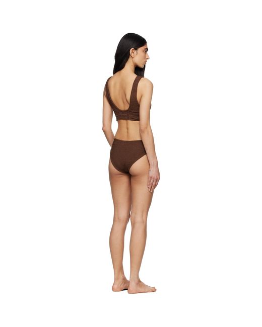 Hunza G Brown Angel Bikini