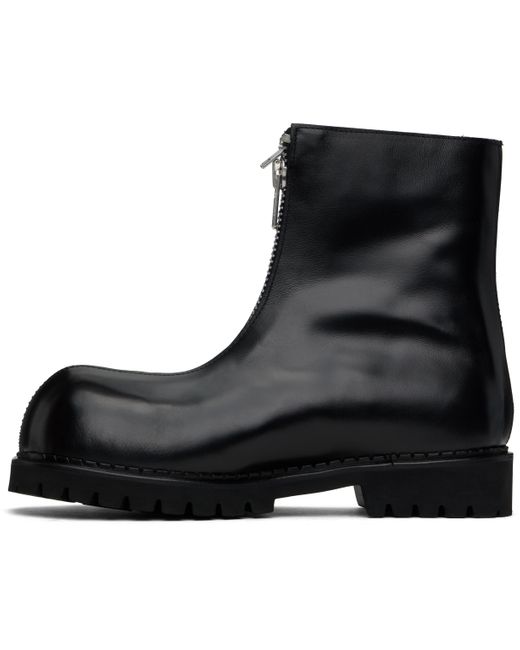 メンズ No Idea ブラック Big Foot 2 Zip 2 Layer ブーツ Black