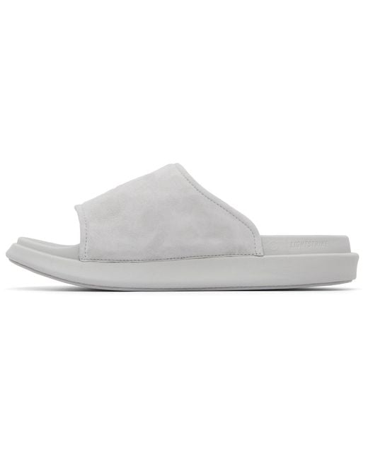 Y-3 Black Slides for men