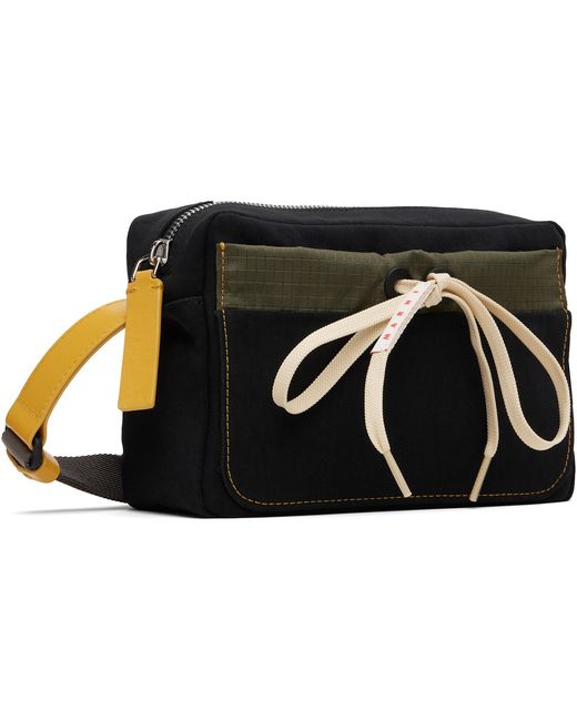 Marni Black Technical Fabric Camera Bag for men