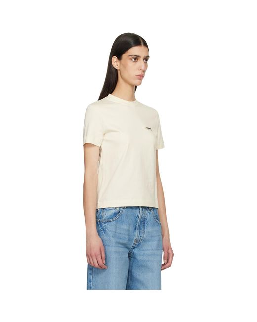 Jacquemus Blue 'The Gros Grain Short-Sleeve' T-Shirt