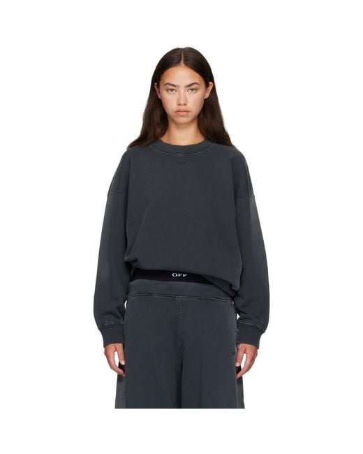 Off-White c/o Virgil Abloh Black Laundry 'Off' Sweatshirt