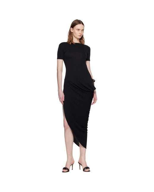 Jacquemus Black 'The Sole' Maxi Dress
