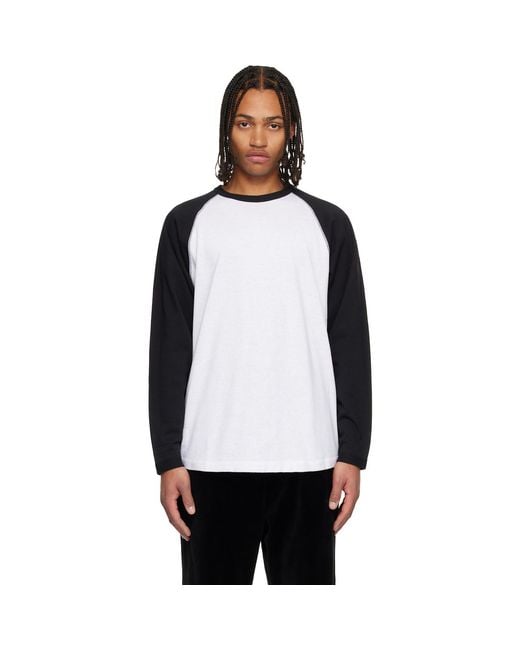 (w)taps Black Ian Ls T-Shirt for men
