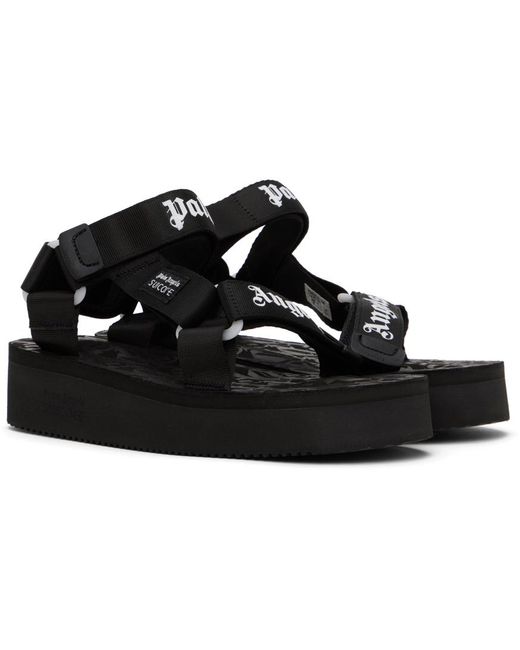 Palm Angels Black Suicoke Edition Depa Sandals for men