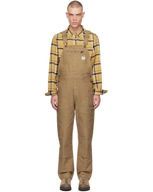 Levi's Workwear Bib Denim Overalls in Black for Men | Lyst