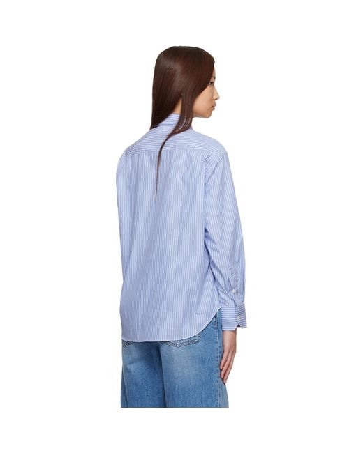 HOMMEGIRLS Blue Oxford Shirt