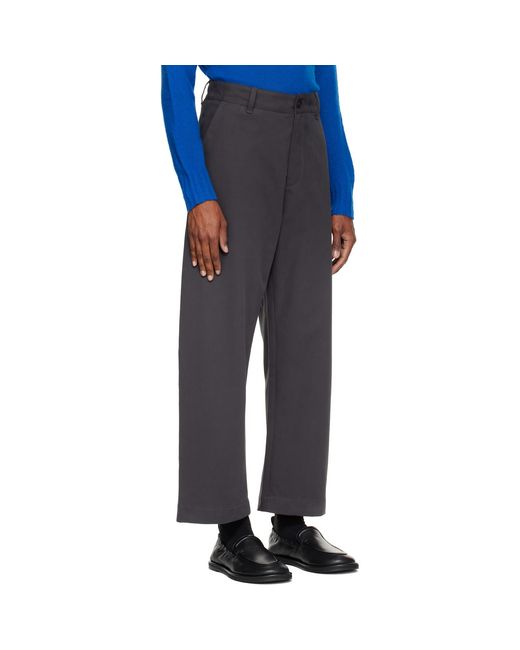 Studio Nicholson Blue Minard Trousers for men