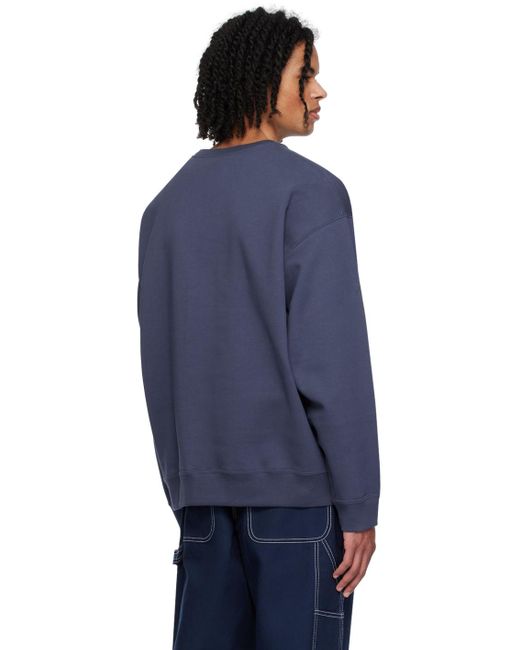 Nike Blue Solo Swoosh Sweatshirt for men