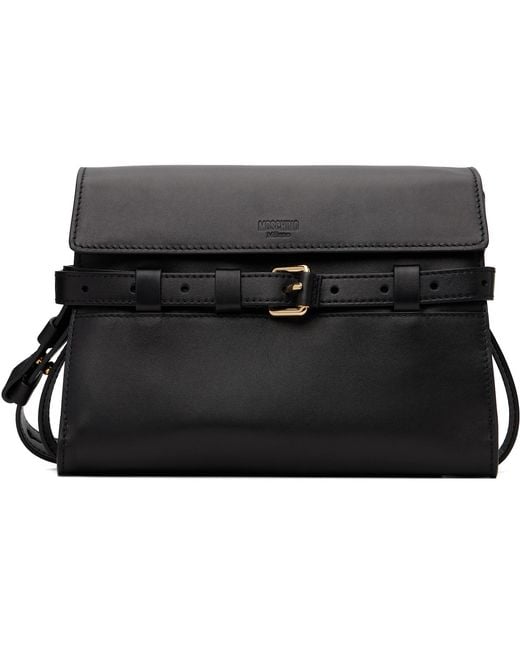 Moschino Black 'Tie Me' Bag for men