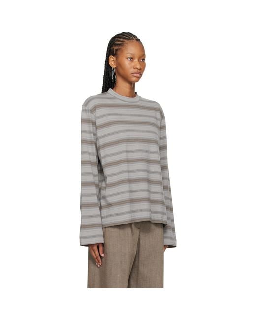 Our Legacy Gray Box Longsleeve T-Shirt
