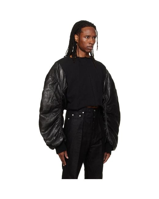 Rick Owens Black Tower Secchia Jacket for men