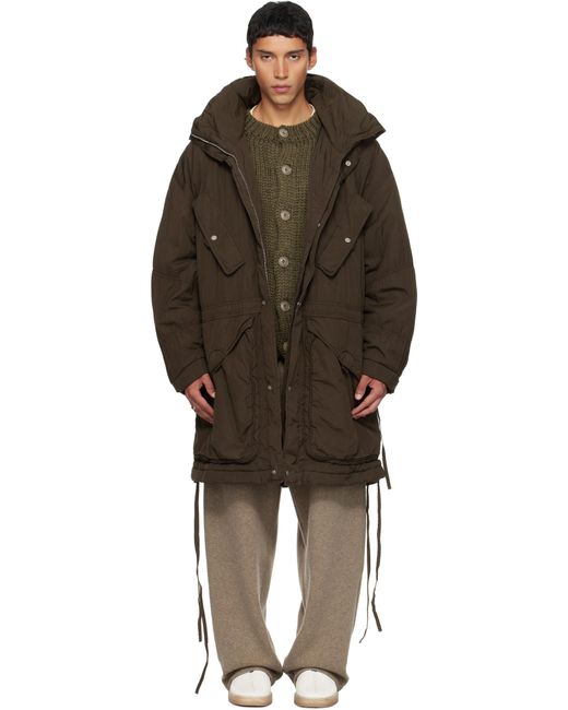 Manteau Étagé Brun Mordecai pour homme en coloris Black