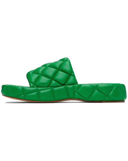 Bottega Veneta Green Padded Sandals for men