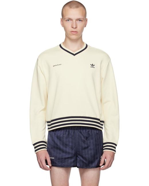 adidas x Sporty \u0026 Rich V-Neck Crew Sweat