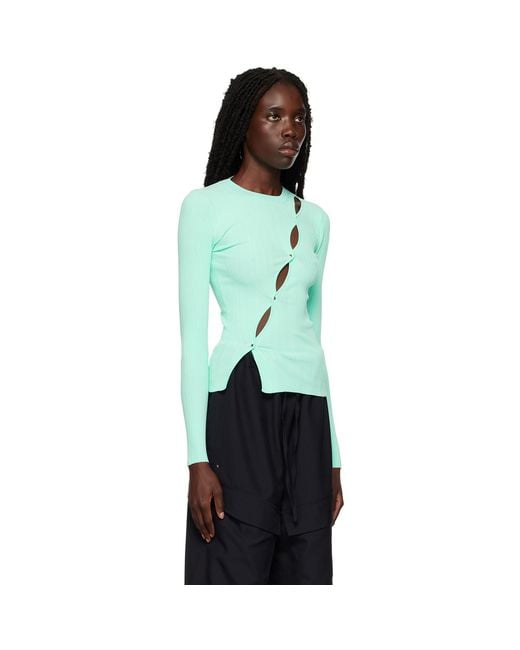 Paris Georgia Green Ssense Exclusive Lola Long Sleeve T-Shirt