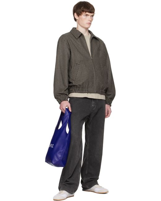 メンズ A.P.C. ブルー スモール Ninon トートバッグ Blue