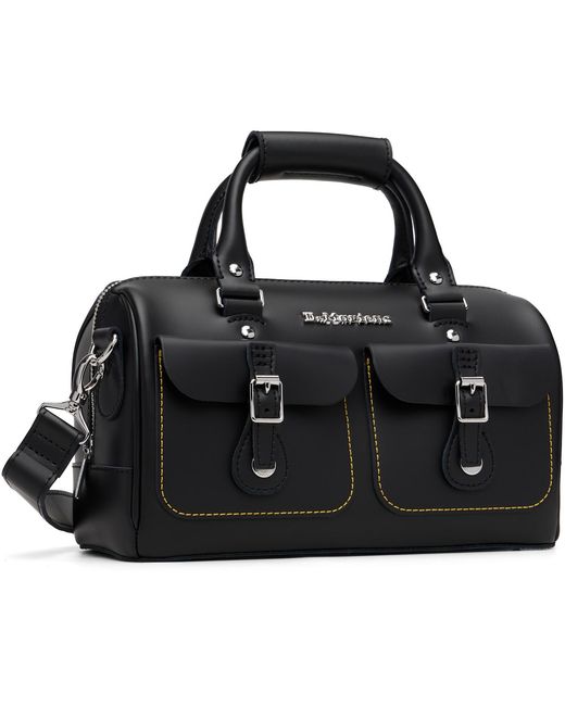 Dr. Martens Black Kieve Leather Top Handle Bag