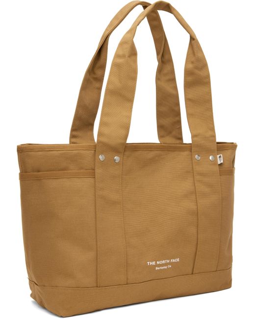 メンズ The North Face タン Circular コットン トートバッグ