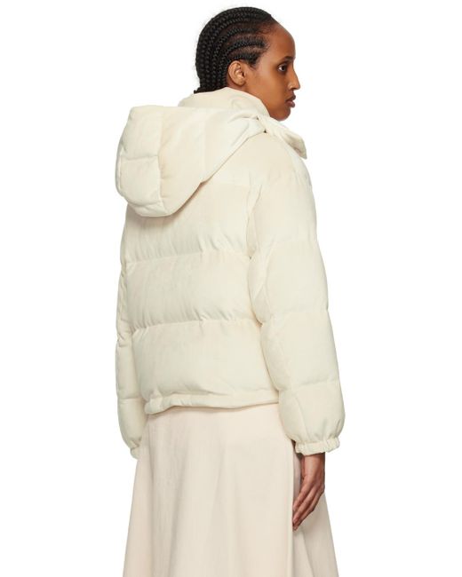 Moncler Natural Off-white Daos Down Jacket