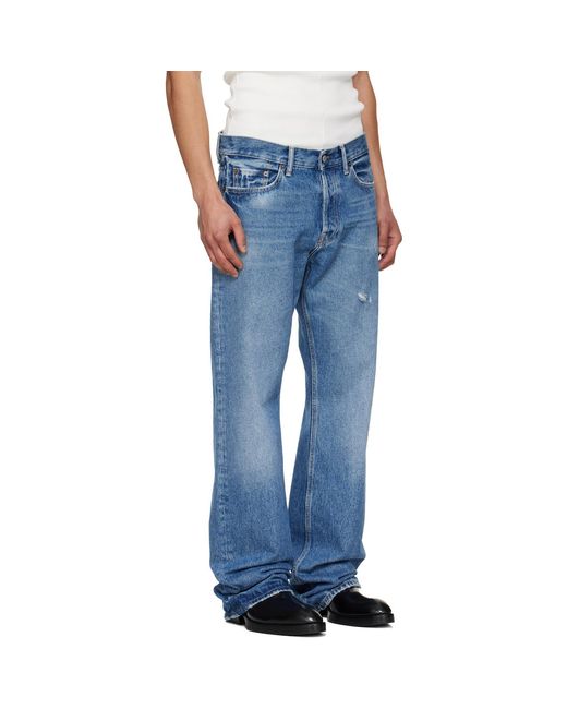 Acne Blue Regular Fit 2010M Jeans for men
