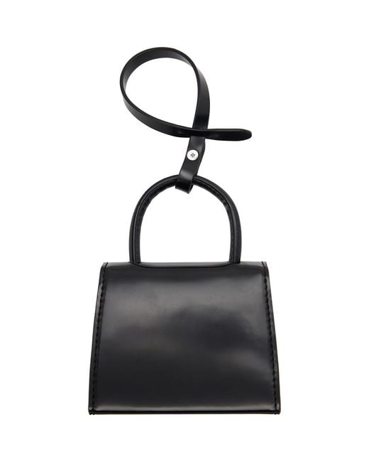 By Far Black 'Mini Mini' Bag Charm
