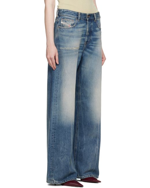 DIESEL ブルー 1996 D-Sire 09L47 リラックス ジーンズ Blue