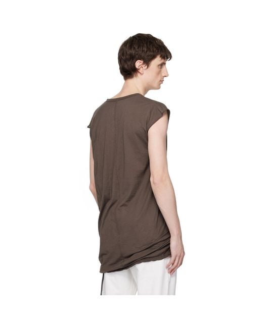Rick Owens Black Temple Dylan T-Shirt for men