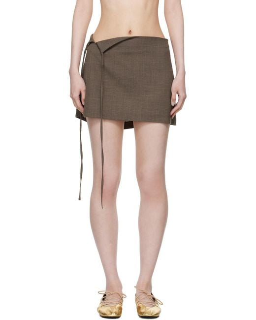 Paloma Wool Black Drari Miniskirt