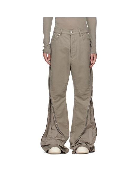 Rick Owens Natural Tower Bolan Banana Trousers for men