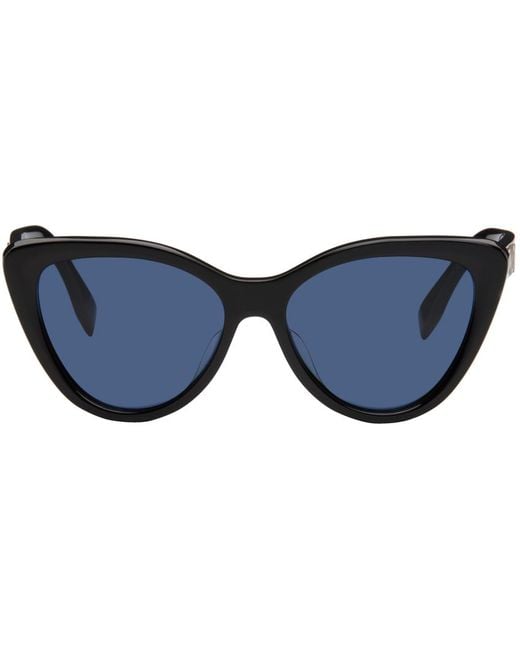 Fendi Blue Black Cat-eye Sunglasses