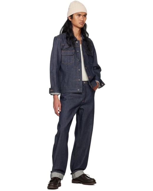A.P.CデニムJean Fairfax 32 ウォッシュドインディゴ Fairfax jeans | Stonewashed Indigo Japanese Denim | A.P.C.