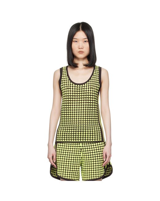 Wales Bonner Green Adidas Originals Edition Ribbed Tank Top