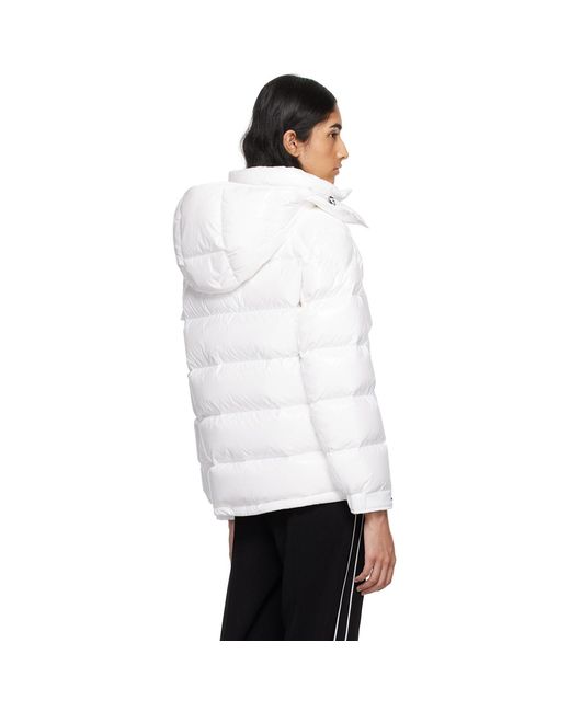 Moncler White Maire Short Down Jacket