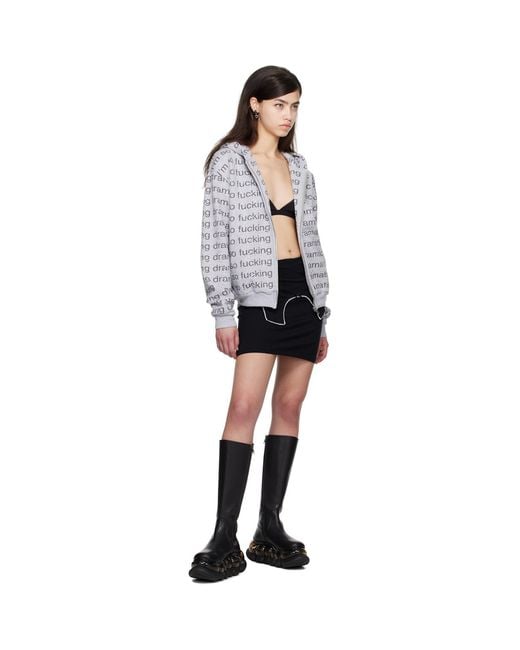 Im Sorry by Petra Collins Black Ssense Exclusive Jennyfax Edition Oversized Hoodie