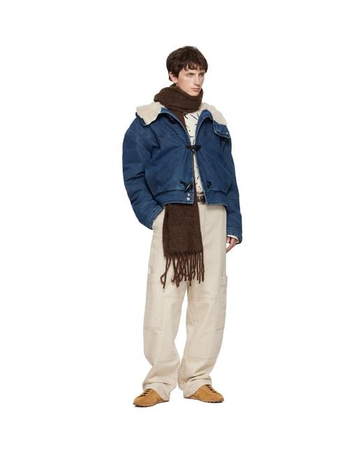 Jacquemus Brown La Casa 'The Carro' Scarf for men