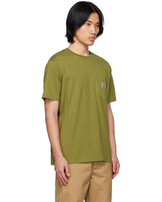 Carhartt Green Patch Pocket T-shirt for men