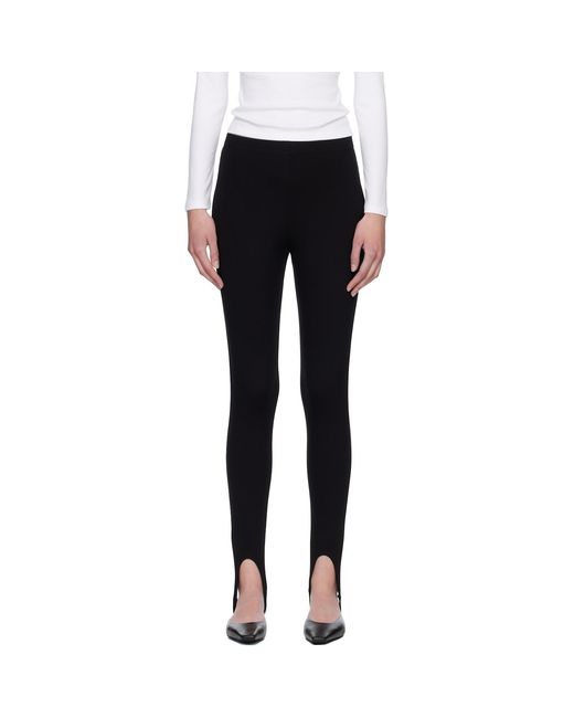Leset Black Rio Stirrup Leggings