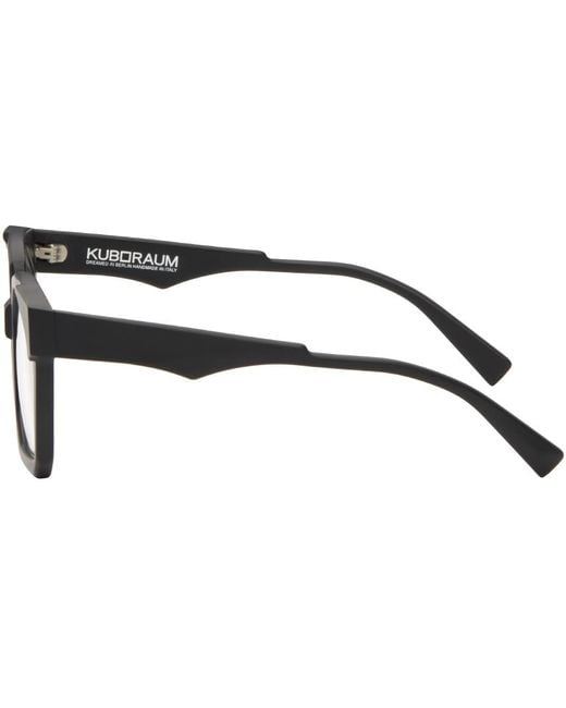 Kuboraum Black K30 Glasses for men