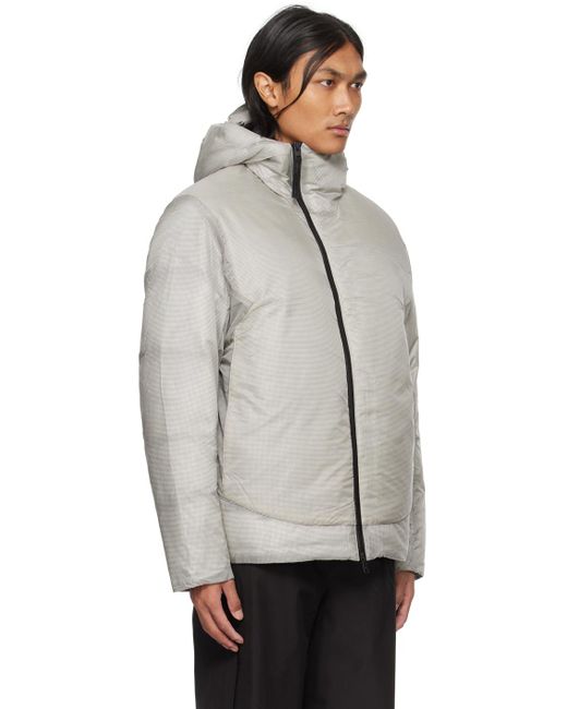 Norse Projects ARKTISK Gray Off- Pasmo Down Jacket for men