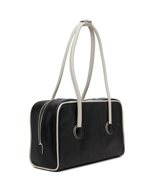 MARGE SHERWOOD Black Soft Boston Bag