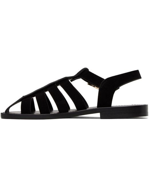 The Row Pablo Sandals in Black | Lyst