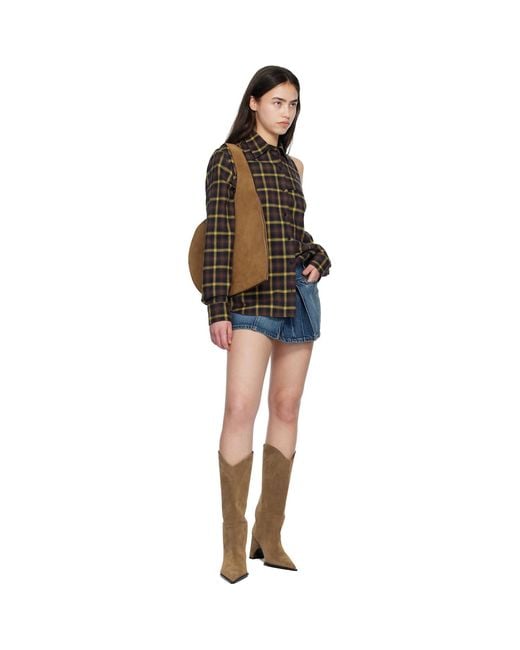 Coperni Brown Cowboy Bridge Boots