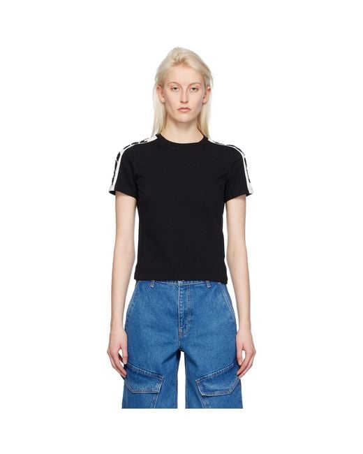 Dion Lee Black Slim T-shirt